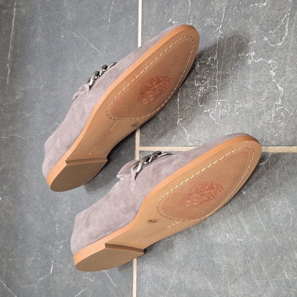 Vincent Camuto Pointed Toed Suede Loafers - Picture 5 of 7